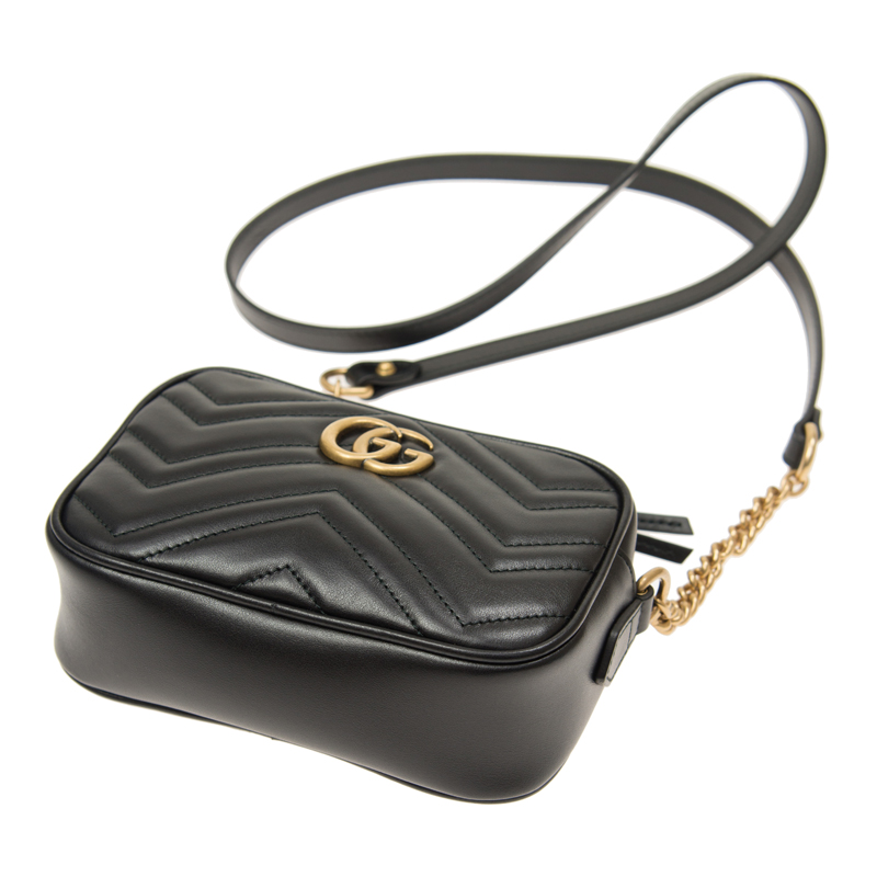 GUCCI HANDBAGS GG MARMONT 448065 DTD1T 1000 CROSSBODY BAG – Love For Lux